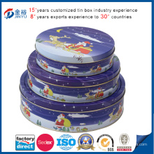 Round Tin Set for Christmas (JY-WD-2015100907)